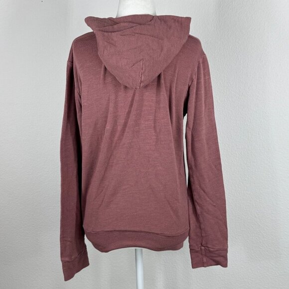 Monrow Women’s Pullover Hoodie Dusty Rose Size Small - Picture 3 of 10